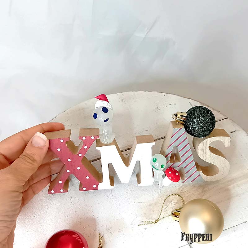 Decorazione Scritta Xmas Kodama