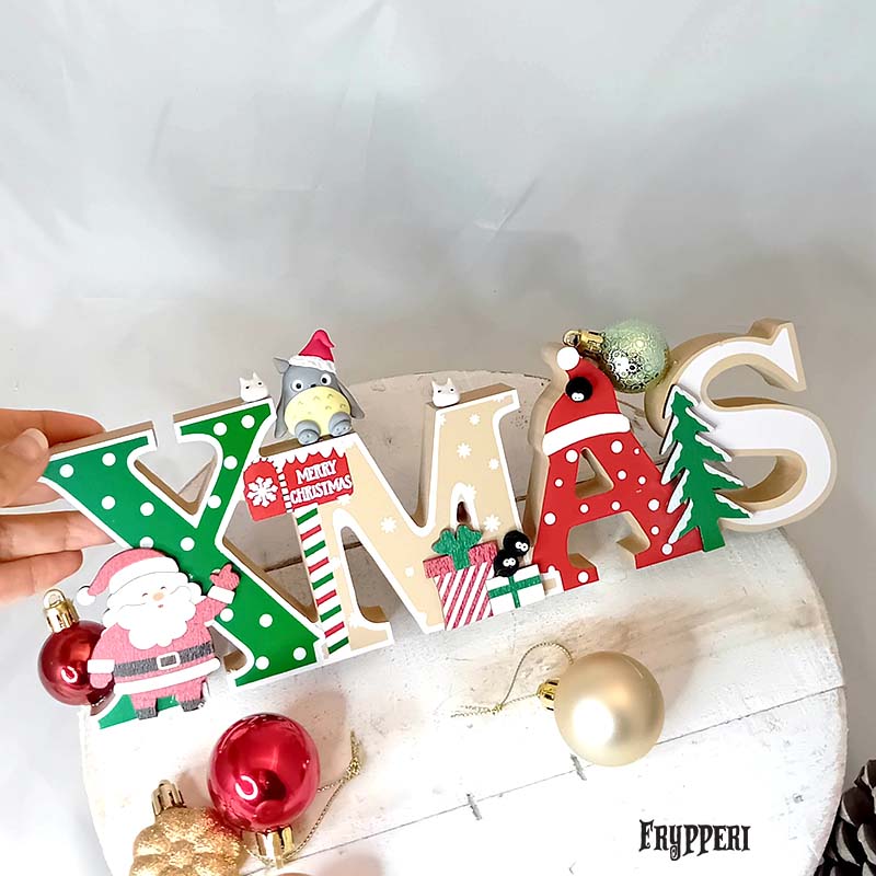 Decorazione Scritta Xmas Kodama