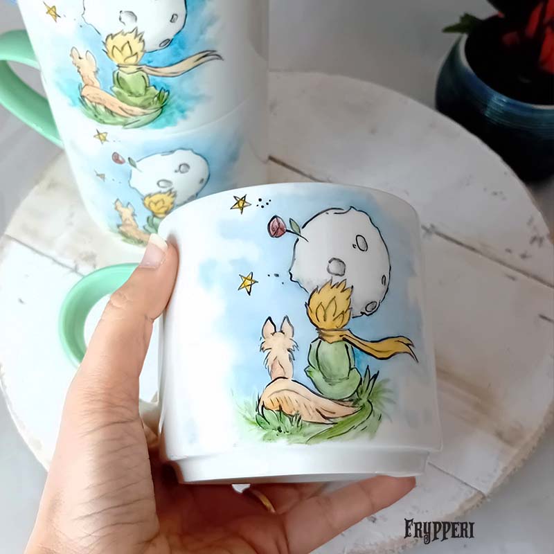 Tazza Dipinta Piccolo Principe