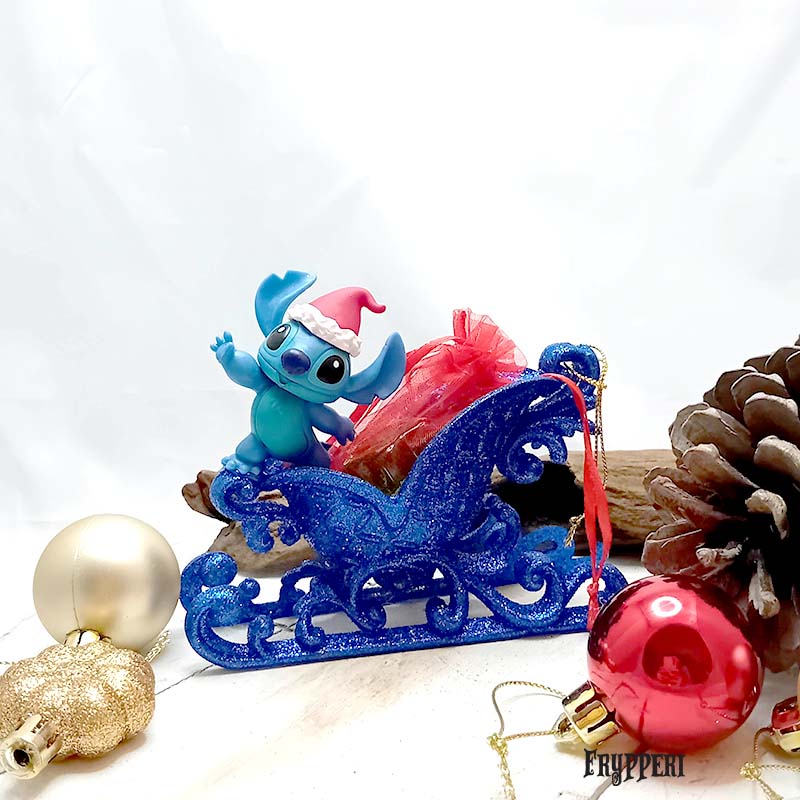 Decorazione Natale Slitta Stitch