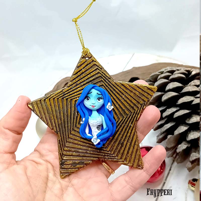 Decorazione Natale Stella Sposa Cadavere