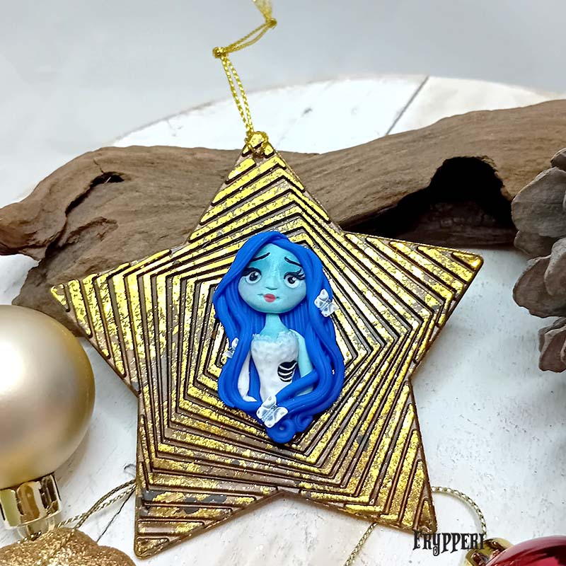 Decorazione Natale Stella Sposa Cadavere