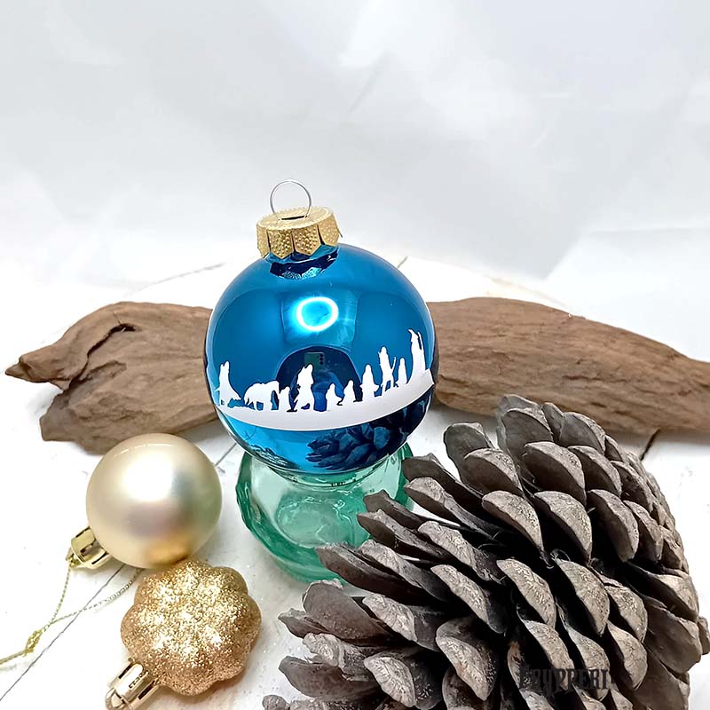 Pallina Natale Signore Anelli Pallina Natale Signore Anelli