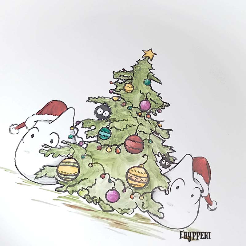 Piatto albero Natale