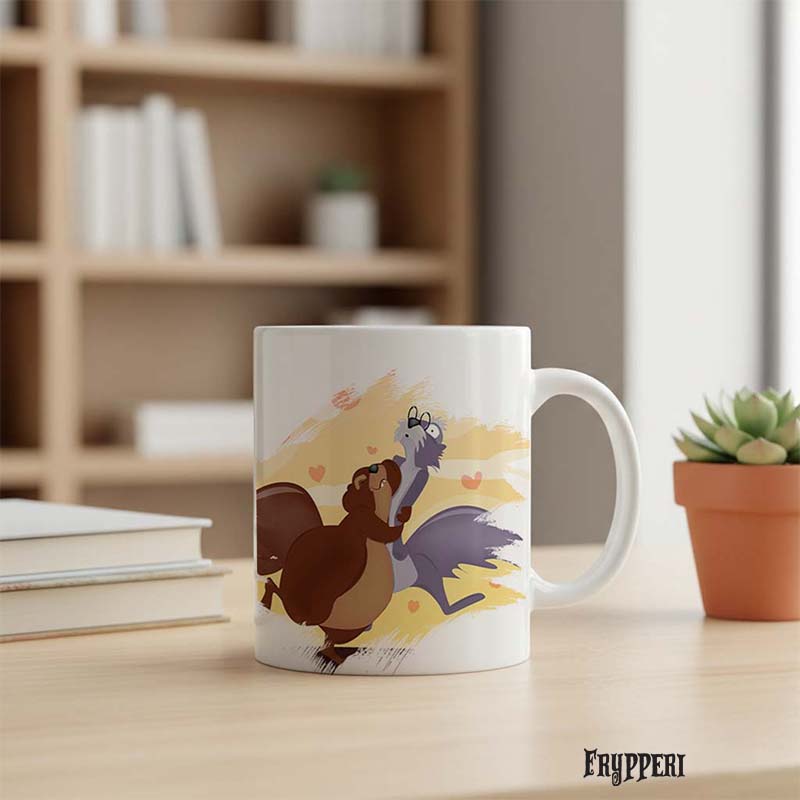 Tazza San Valentino Merlino Scoiattolo