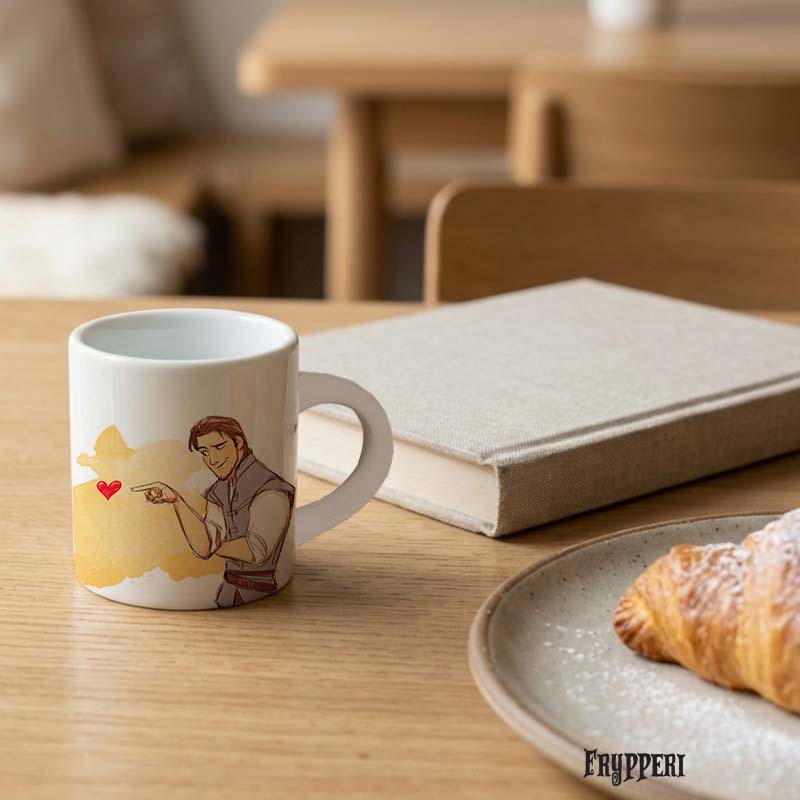 Tazza caffe San Valentino Rapunzel