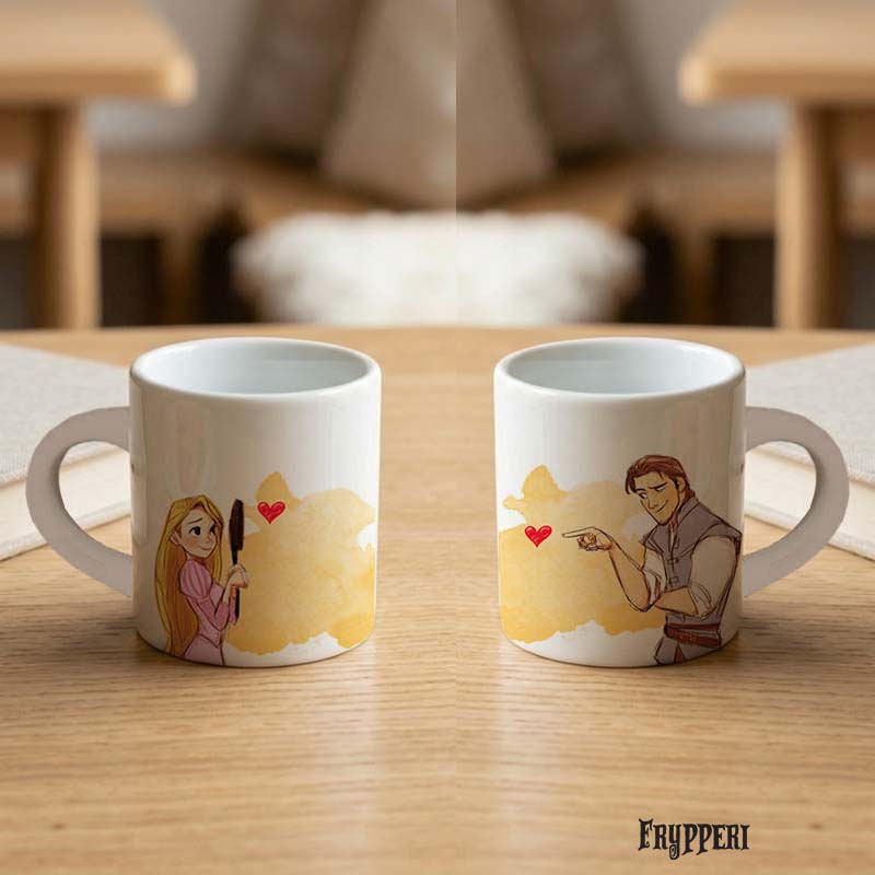 Tazza caffe San Valentino Rapunzel