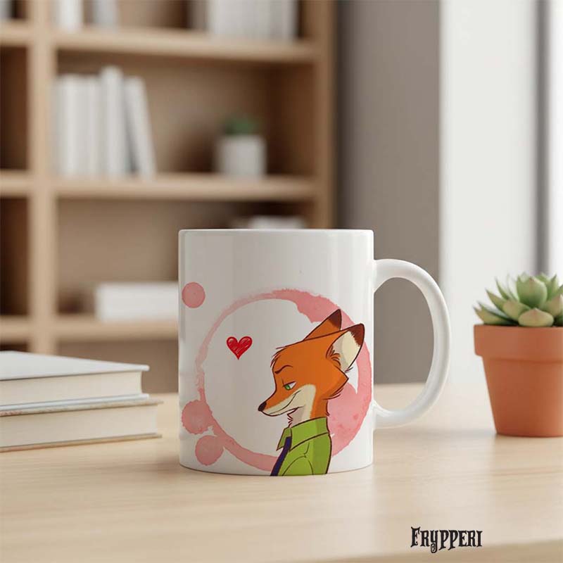 Tazza San Valentino Coniglio Volpe