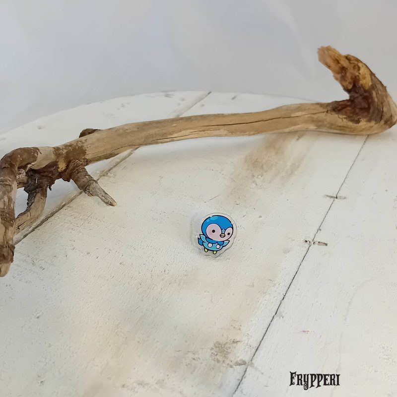 Orecchino Piplup acrilico fan art