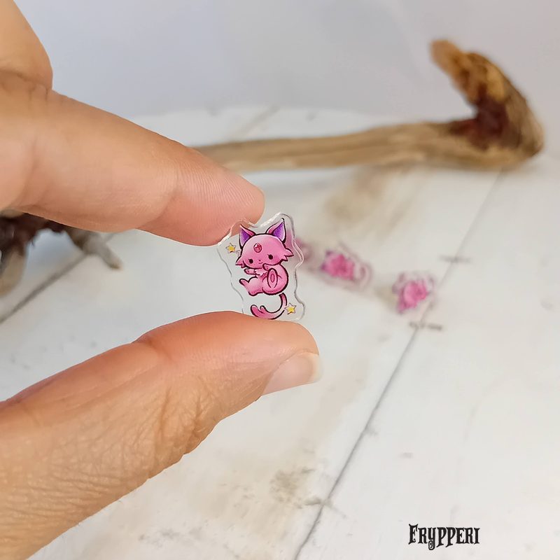 Orecchino Espeon acrilico fan art