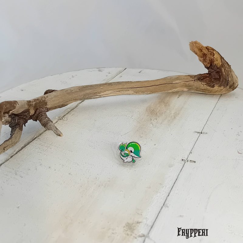 Orecchino Serpifeu acrilico fan art