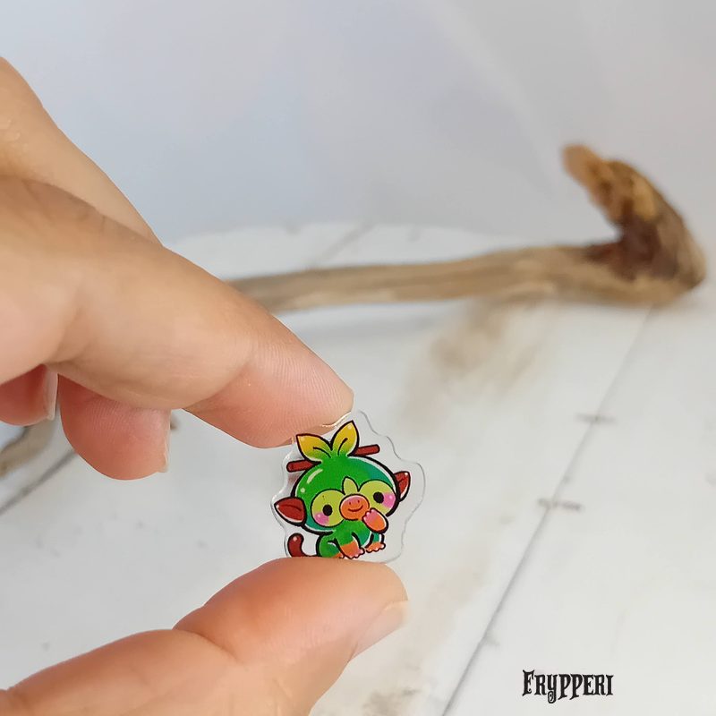 Orecchino Grookey acrilico fan art Orecchino Grookey acrilico fan art