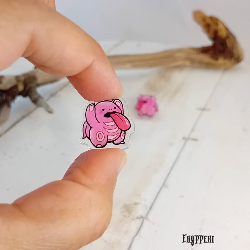Orecchino Lickitung acrilico fan art Orecchino Lickitung acrilico fan art