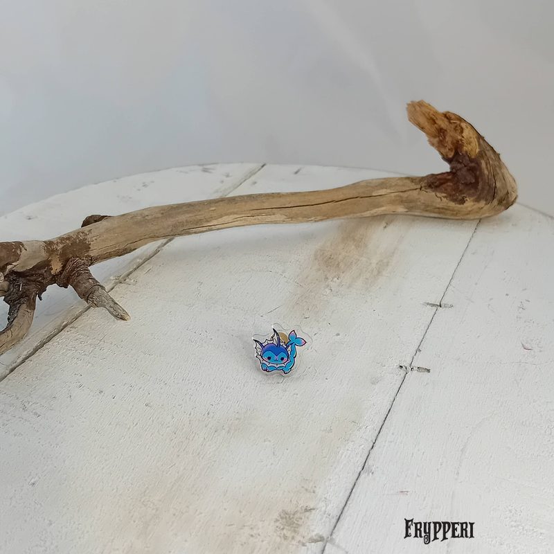 Orecchino Vaporeon acrilico fan art