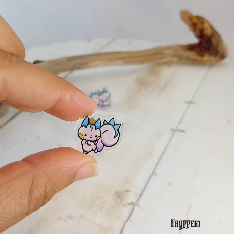 Orecchino Pachirisu acrilico fan art Orecchino Pachirisu acrilico fan art