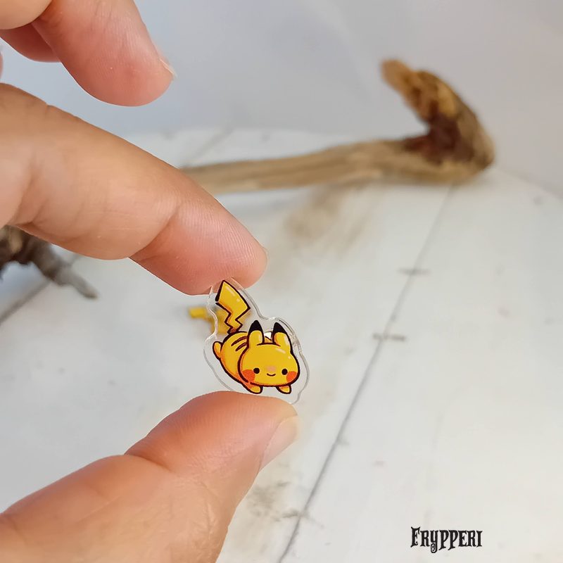 Orecchino Pikachu acrilico fan art Orecchino Pikachu acrilico fan art
