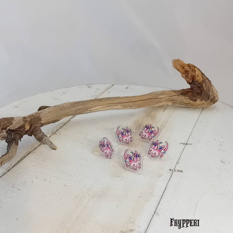 Orecchino Sylveon acrilico fan art