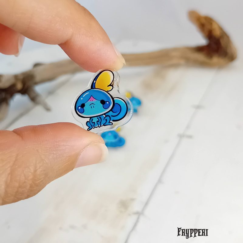 Orecchino Sobble acrilico fan art