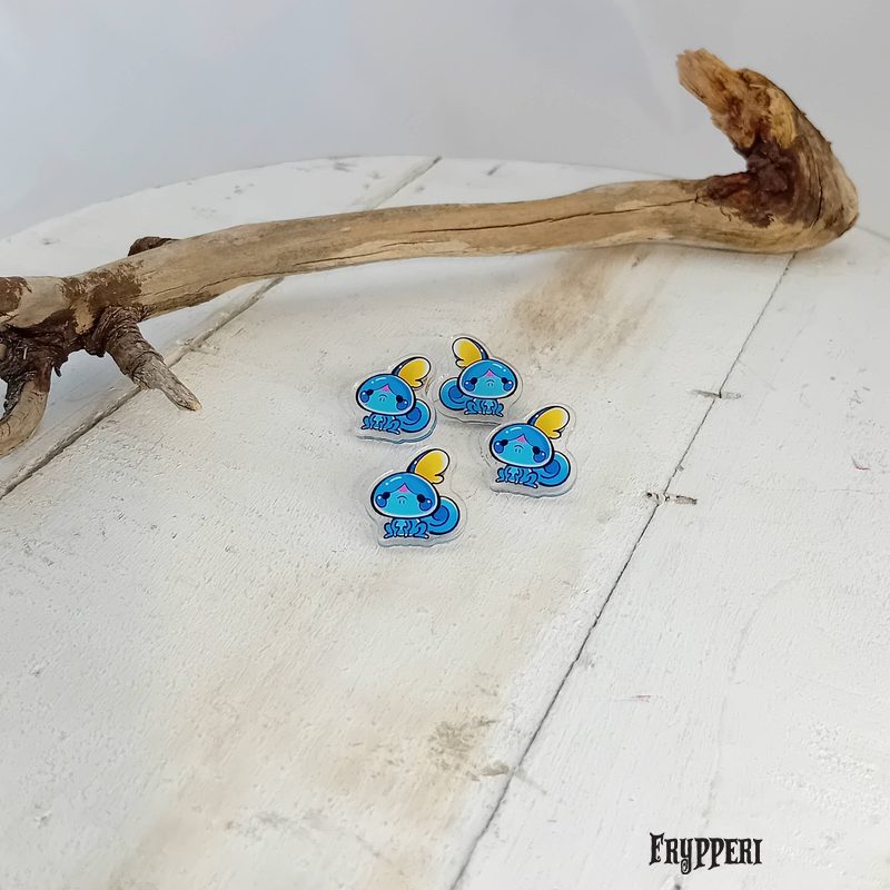 Orecchino Sobble acrilico fan art