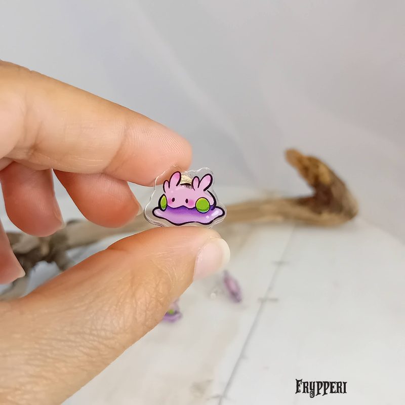 Orecchino Viscora acrilico fan art