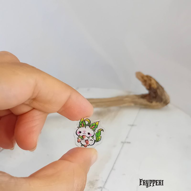 Orecchino Leafeon acrilico fan art