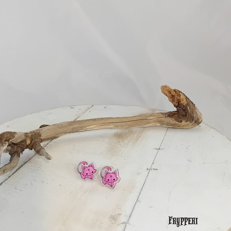 Orecchino Espeon Chibi acrilico fan art
