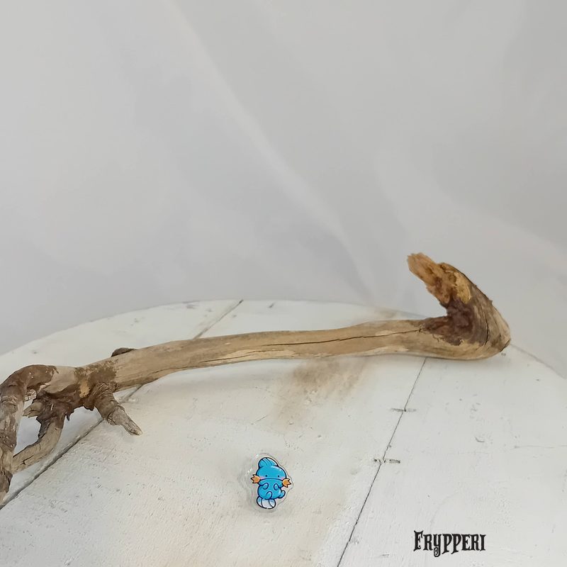 Orecchino Mudkip acrilico fan art