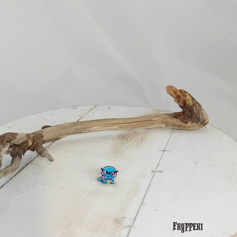 Orecchino Squirtle Occhiali Sole acrilico fan art