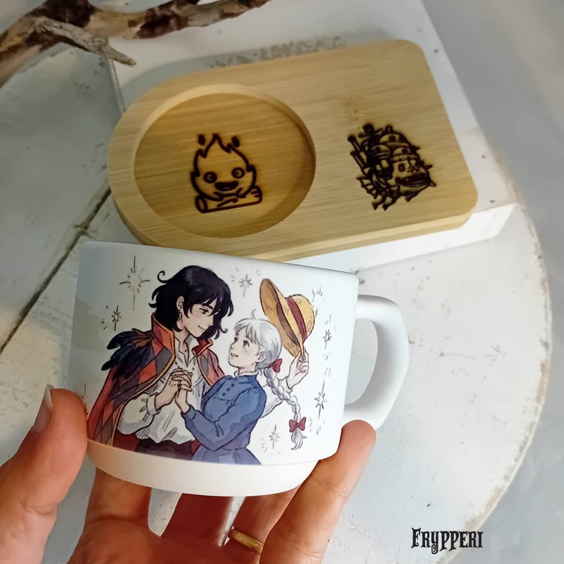 Tazza Vassoio Castello Calcifer