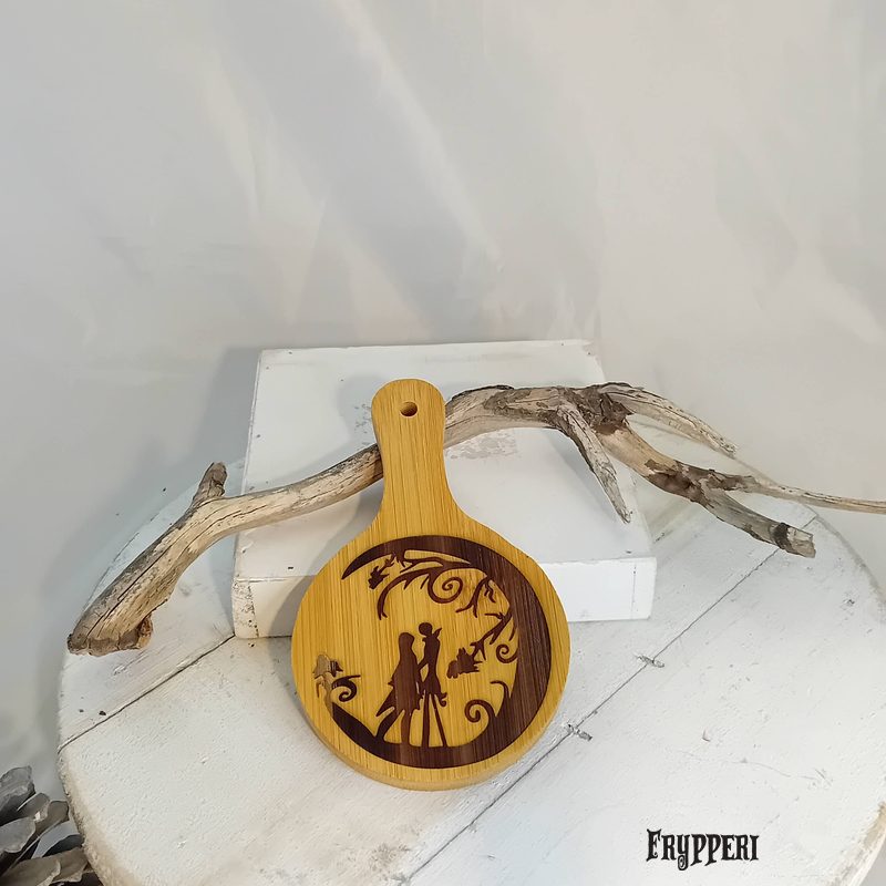 Vassoio Bamboo Tondo Nightmare Before Xmas