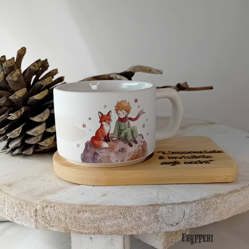 Tazza Vassoio Principe e Volpe Tazza Vassoio Principe e Volpe